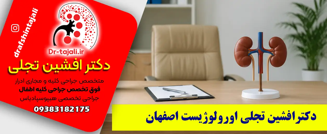 دکتر افشین تجلی، بهترین اورولوژیست اصفهان، در زمینه تشخیص و درمان بیماری های کلیه، مجاری ادراری و دستگاه تناسلی فعالیت دارد