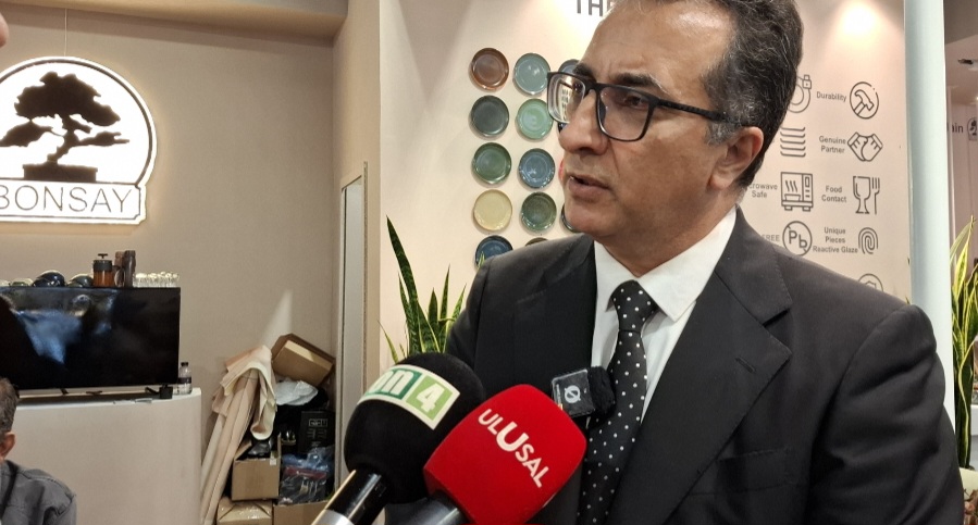 مهندس اصغر زاده در حاشیه بیستمین و ششمین نمایشگاه بین المللی لوازم خانگی ۱۴۰۵: محصول ما کاملا متمایز در صنعت چینی و پرسلان است