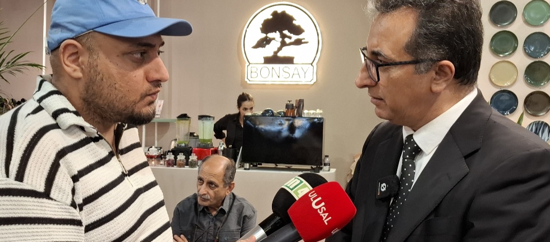 مهندس اصغر زاده در حاشیه بیستمین و ششمین نمایشگاه بین المللی لوازم خانگی ۱۴۰۵: محصول ما کاملا متمایز در صنعت چینی و پرسلان است